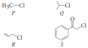 Answer to question: KI in acetone, undergoes SN2 reaction with